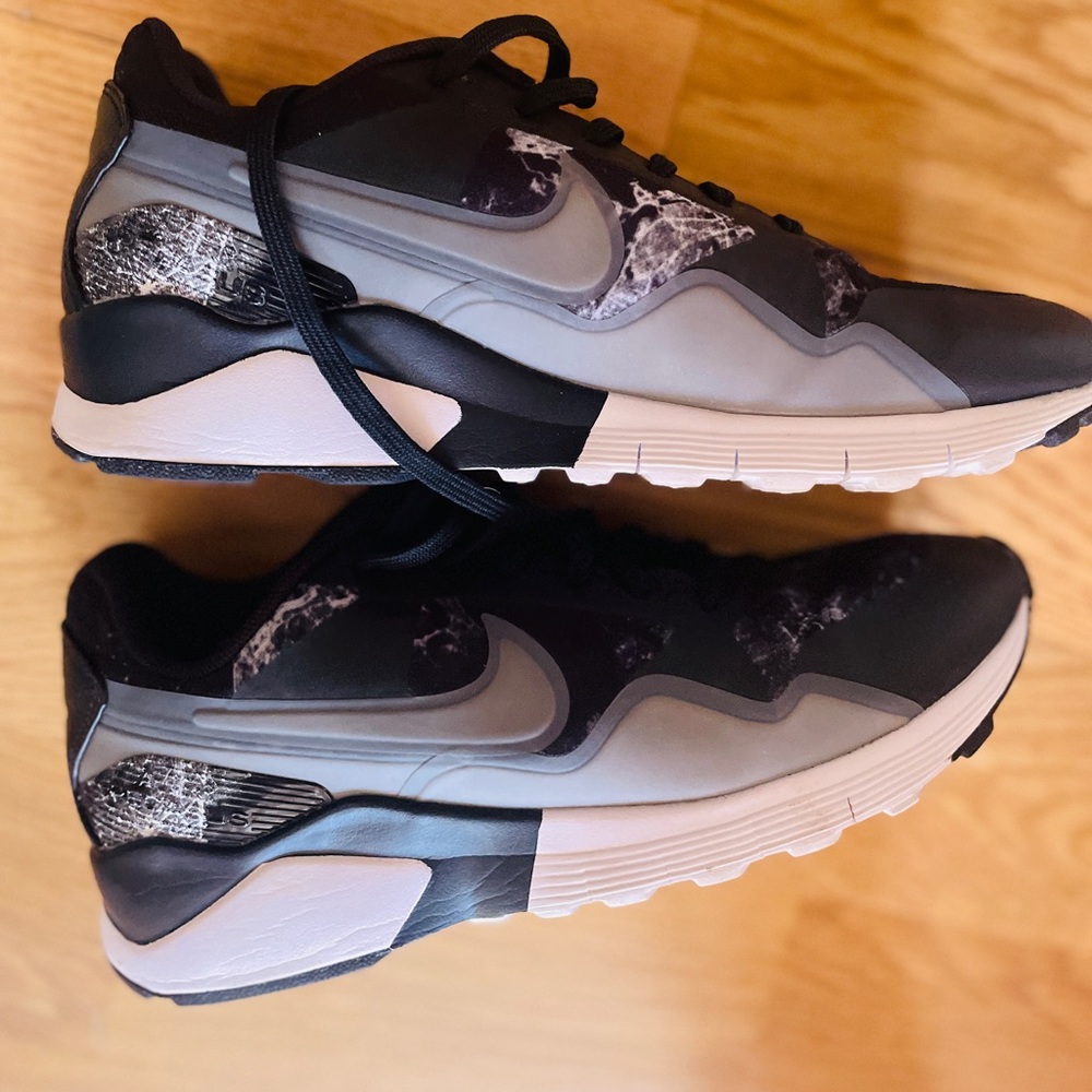 Nike Womens Air Pegasus 92/16 Print Black Wolf Grey US Size 8 NWOT VGUC